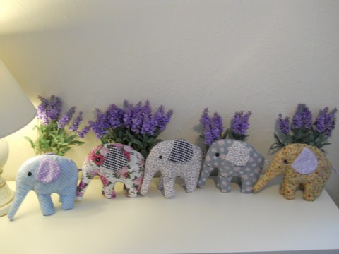Lavender All Things Lavender Lavender Filled Elephants  Here Come The Elephants - A Selection Of Our Lavender Elephants