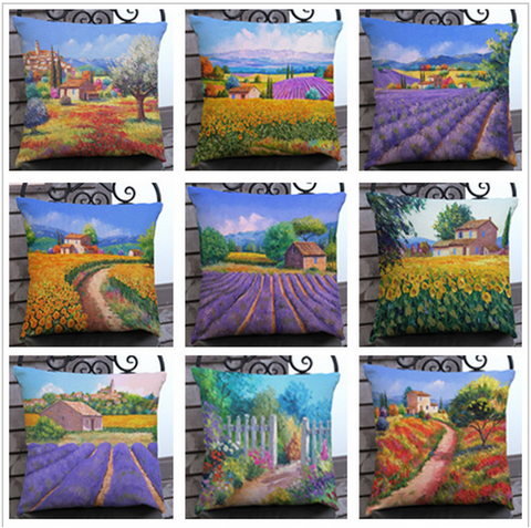 Lavender Themed Cushions