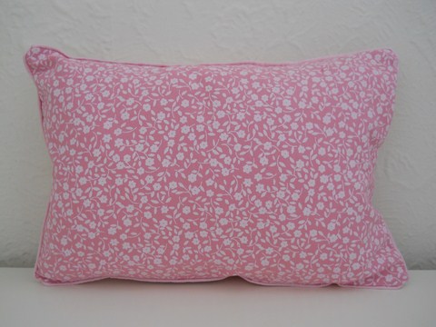 Lavender Sleep Pillow Travel Comforter Pink & White Floral