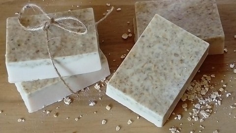 Goats Milk, Honey and Oat Soap