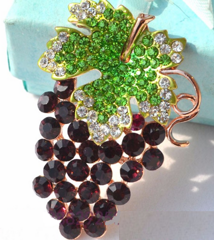 ·Grape Brooch