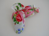 Lavender Shoe Pillow Floral Pattern