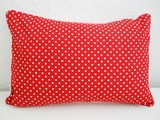 Lavender Sleep Pillow Travel Comforter Red & White Polka Dot Lavender Sleep Pillow Travel Comforter Red & White Polka Dot
