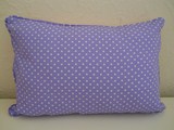Lavender Sleep Pillow Travel Comforter Purple & White Polka Dot Lavender Sleep Pillow Travel Comforter Purple & White Polka Dot