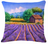  French Styled Lavender Themed Cushions.